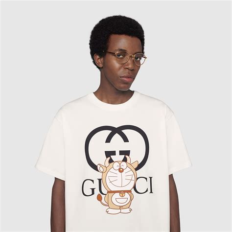 gucci shirt cartoon|Gucci doraemon collection.